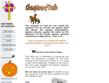 Tablet Screenshot of champs-of-truth.com